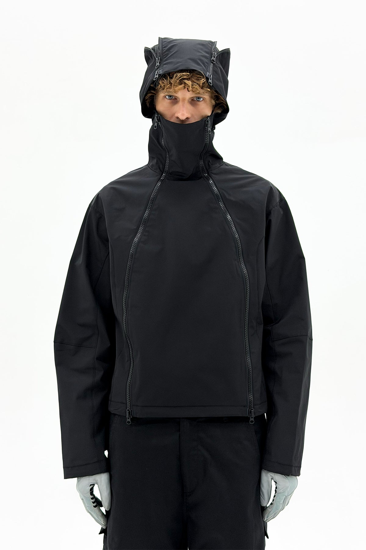 FFFPOSTALSERVICE | Technical Zip Jacket in Black