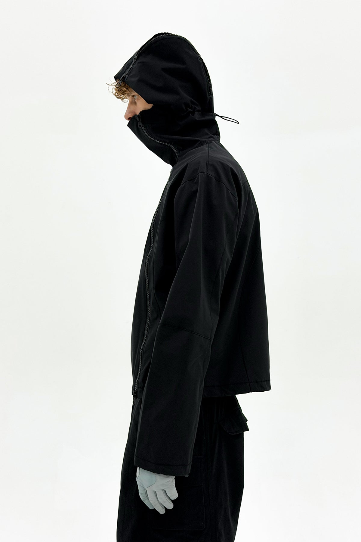 FFFPOSTALSERVICE | Technical Zip Jacket in Black