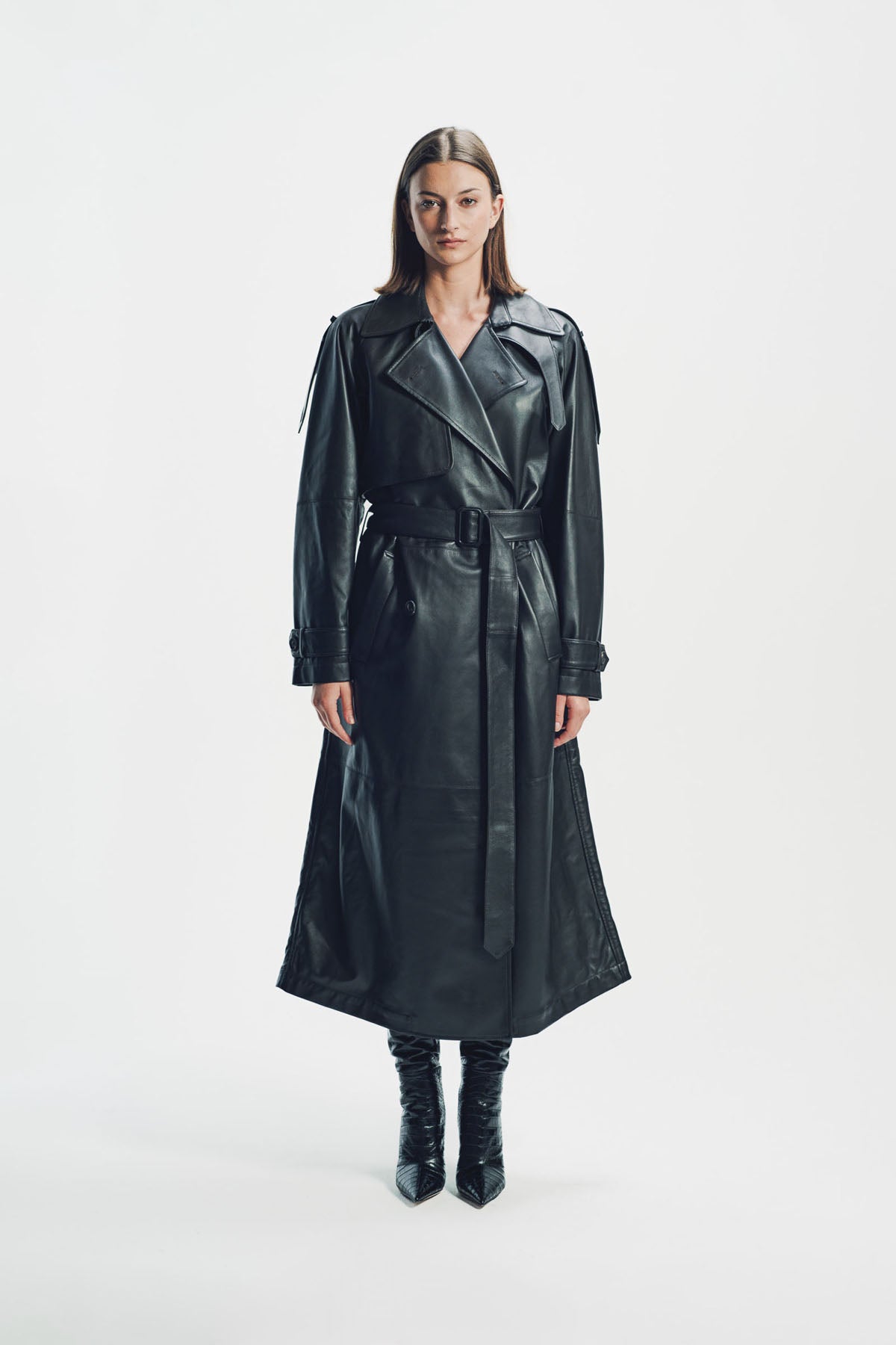 Auter | Italian Leather Trench