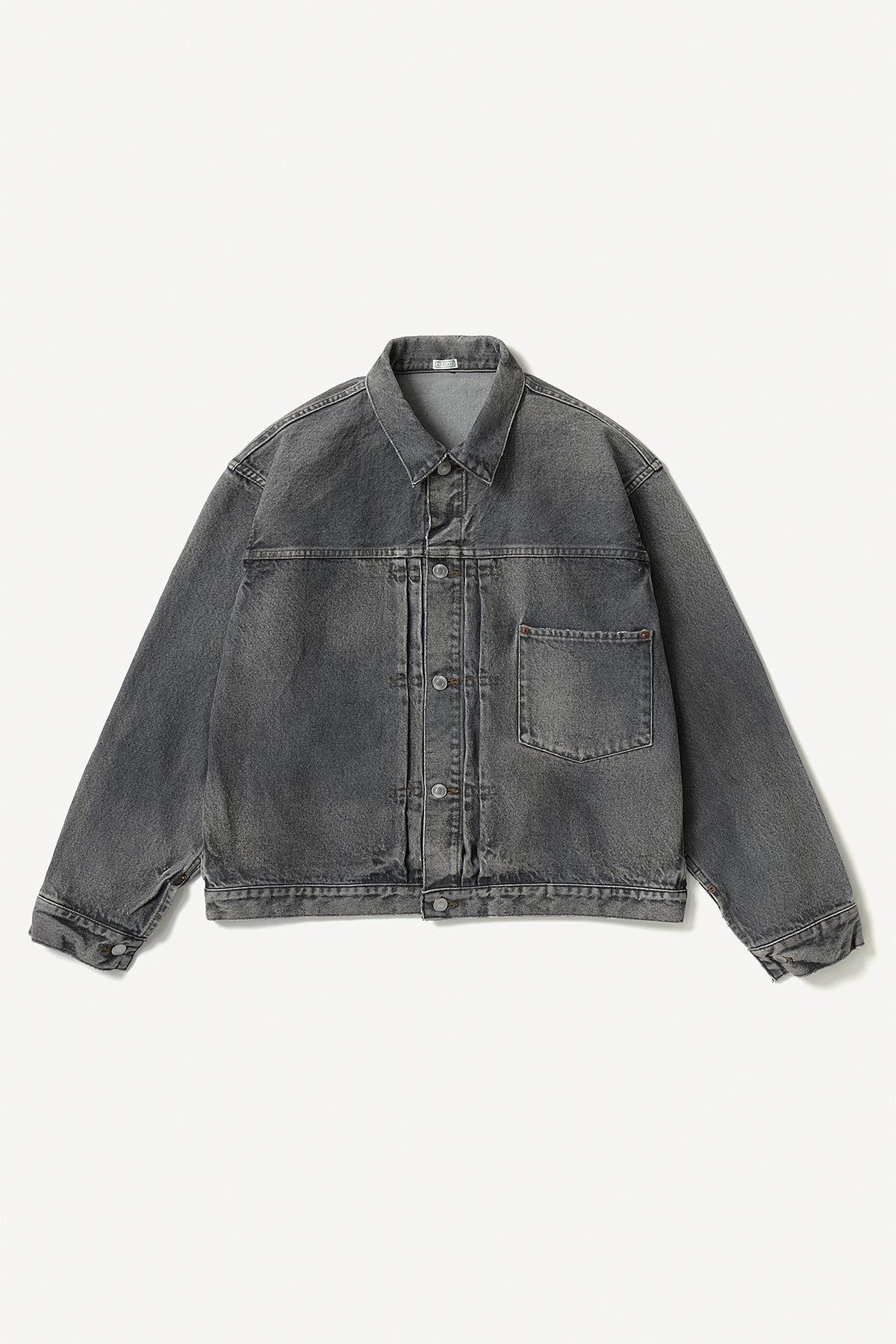 A.PRESSE | VINTAGE GRAY DENIM JACKET