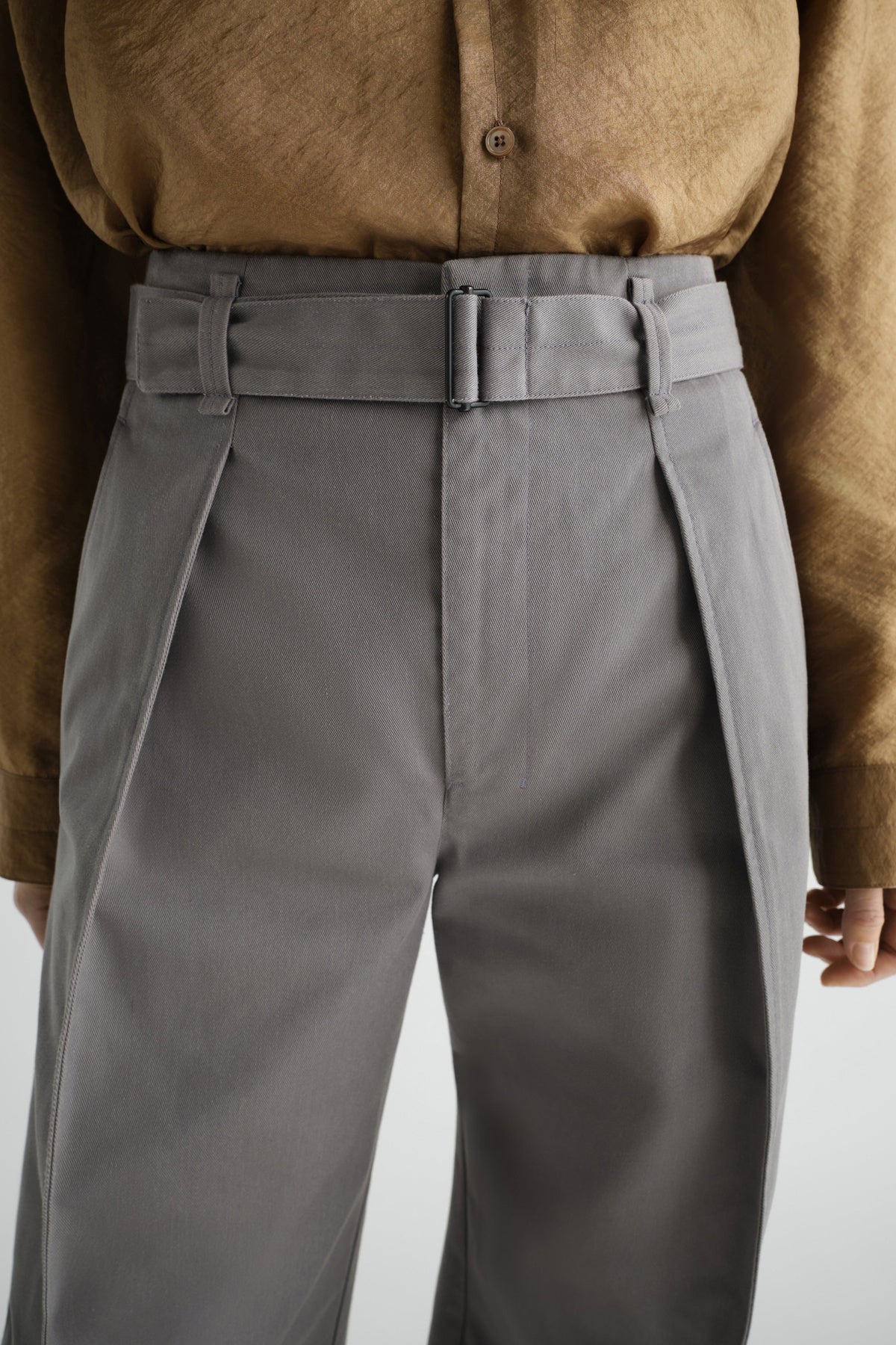 Lemaire | Curved Pants in Cotton Twill Blend