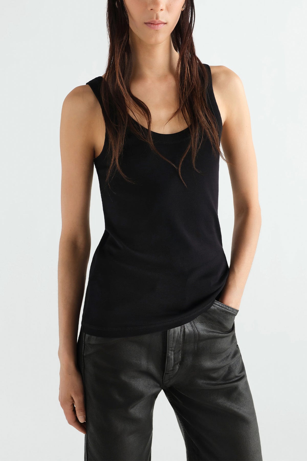 Lemaire | Rib Tank Top in Jersey