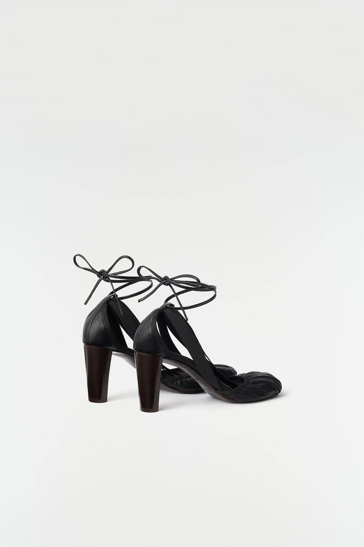 Lemaire | 80 mm Pédille Heeled Ballerinas in Goat Leather