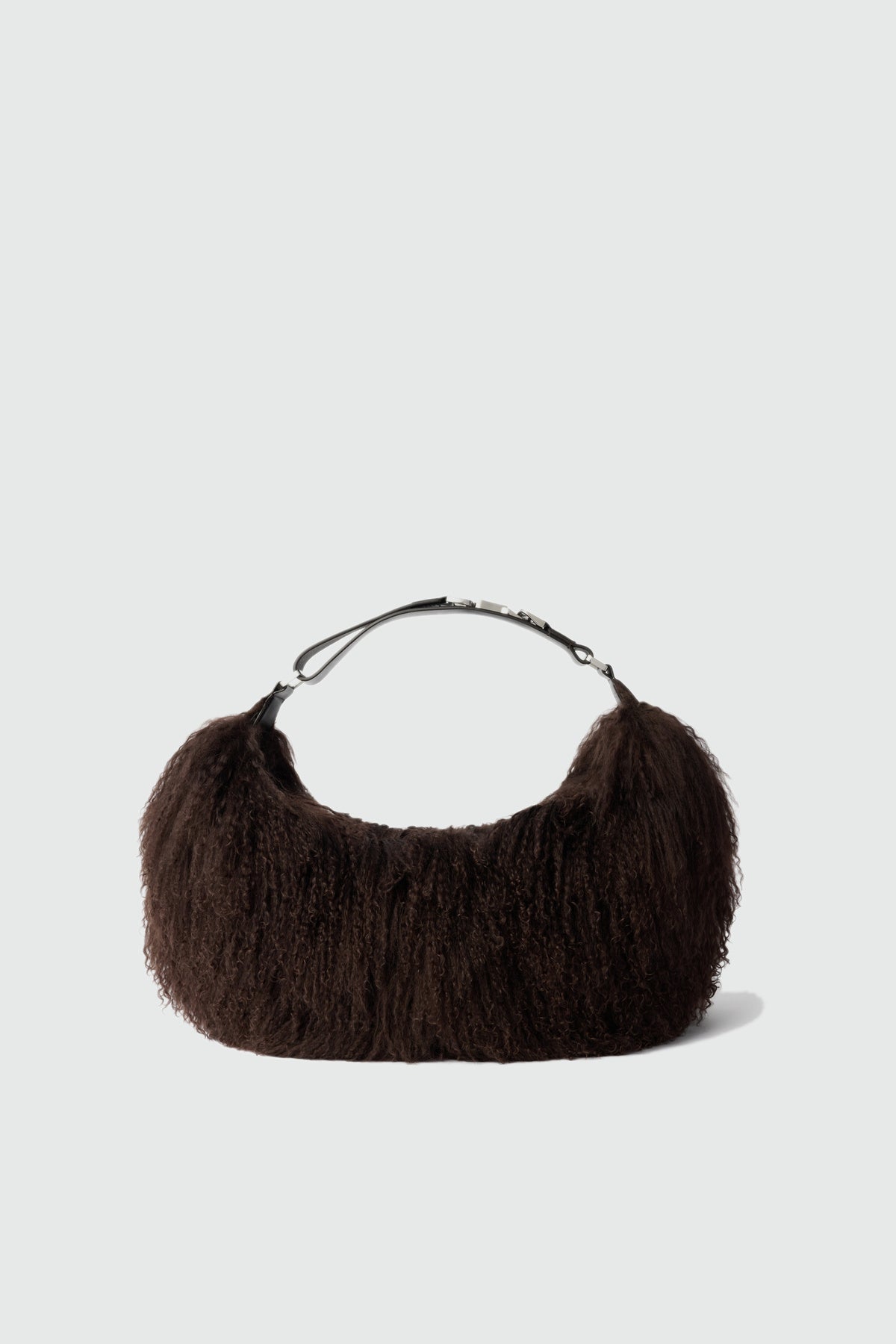 Lemaire | Quiver Clip Bag in Mongolian Lamb Leather