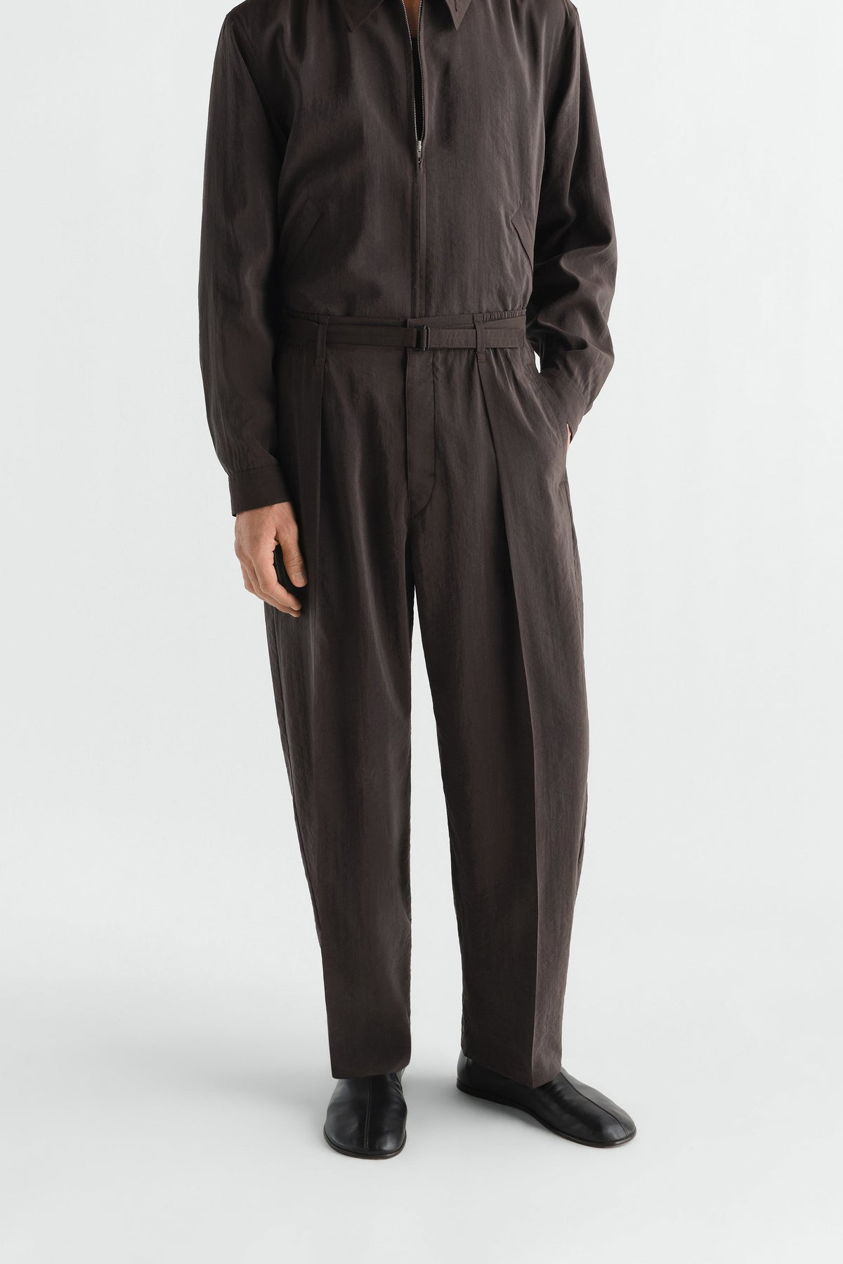 Lemaire | Light Zipped Blouson in Dry Silk