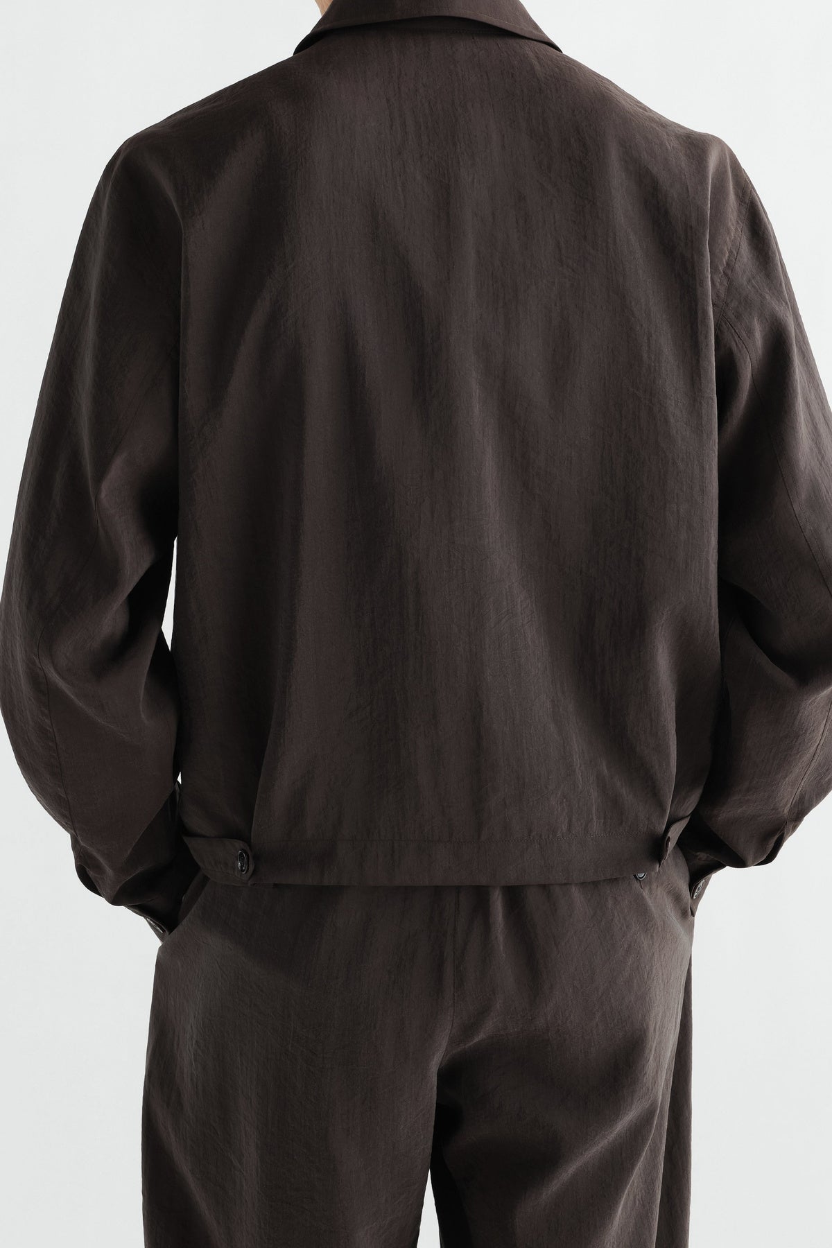 Lemaire | Light Zipped Blouson in Dry Silk