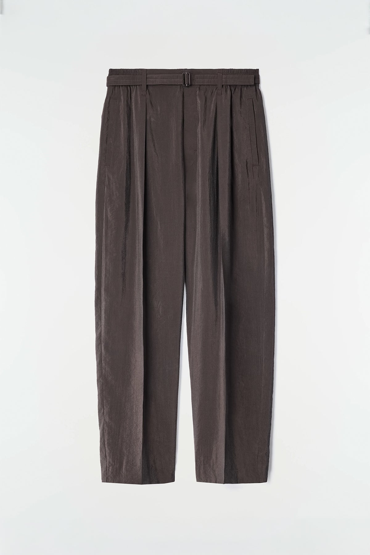 Lemaire | Belted Relaxed Pants in Dry Silk