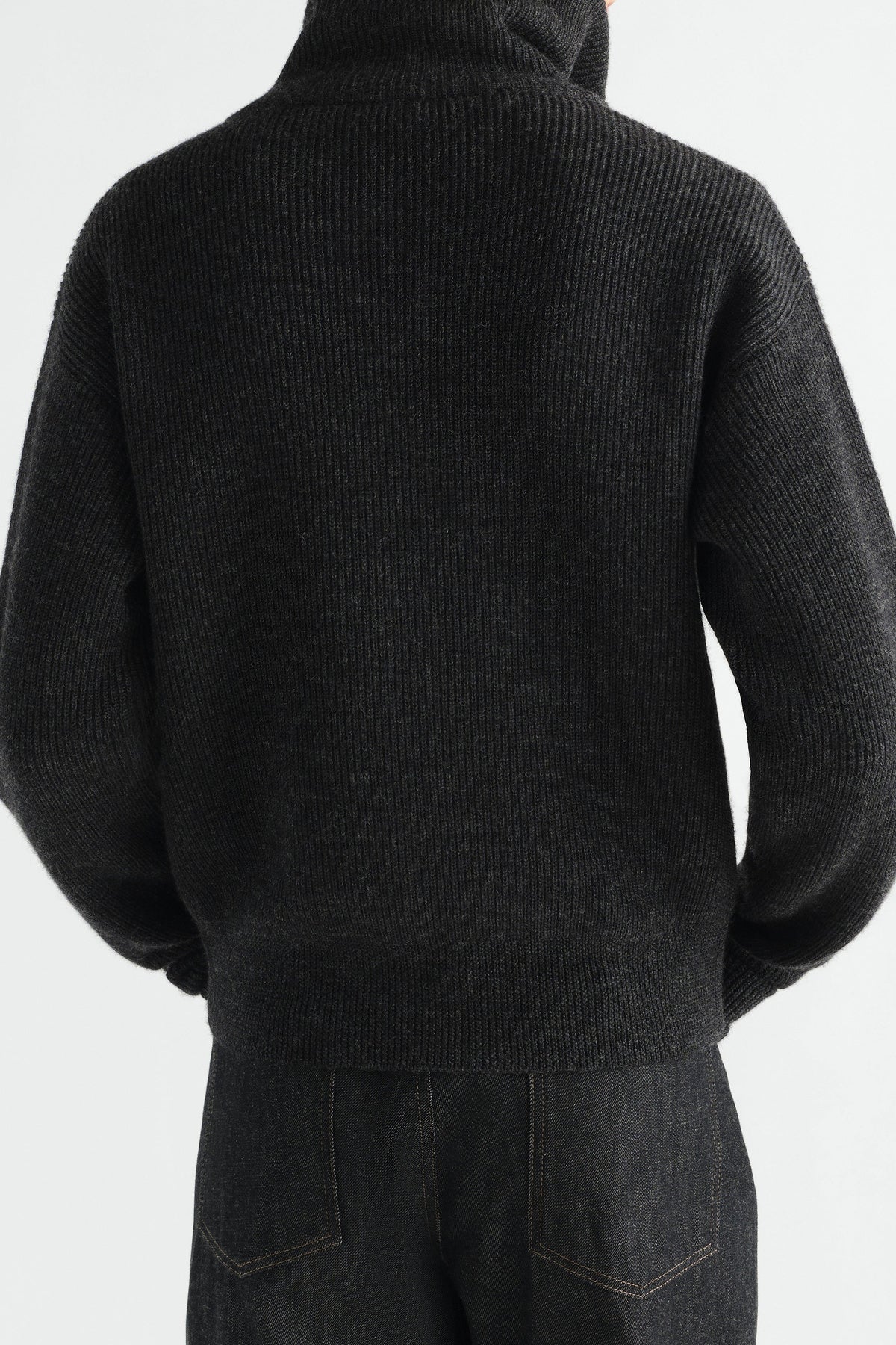 Lemaire | Zipped Cardigan in Virgin Wool