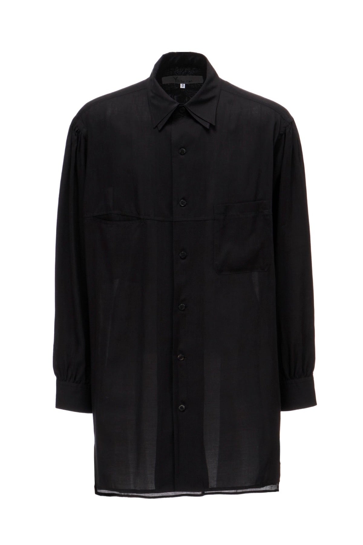 Y's | Cellulose Lawn Double Collar Shirt