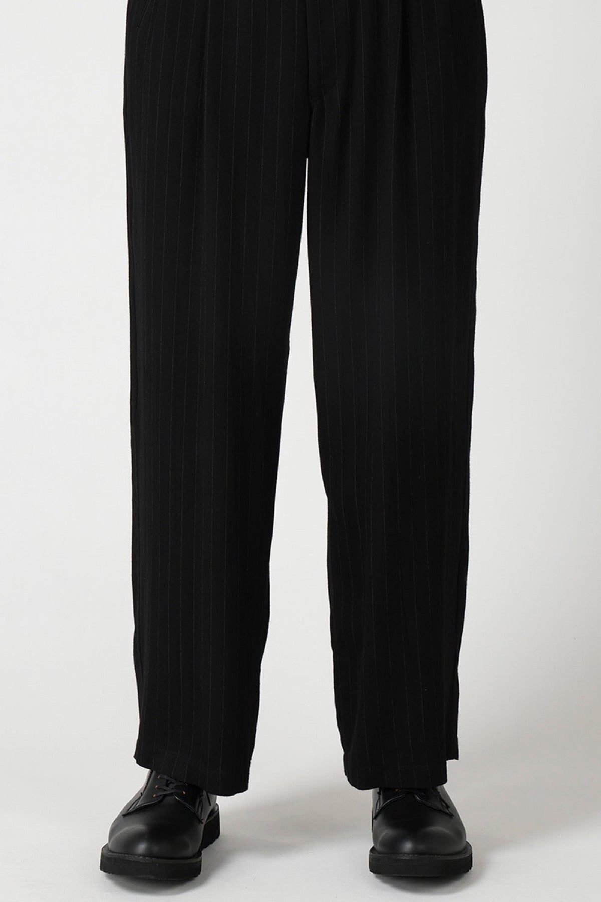 Y's | Striped Suspender Coin Pocket Pants
