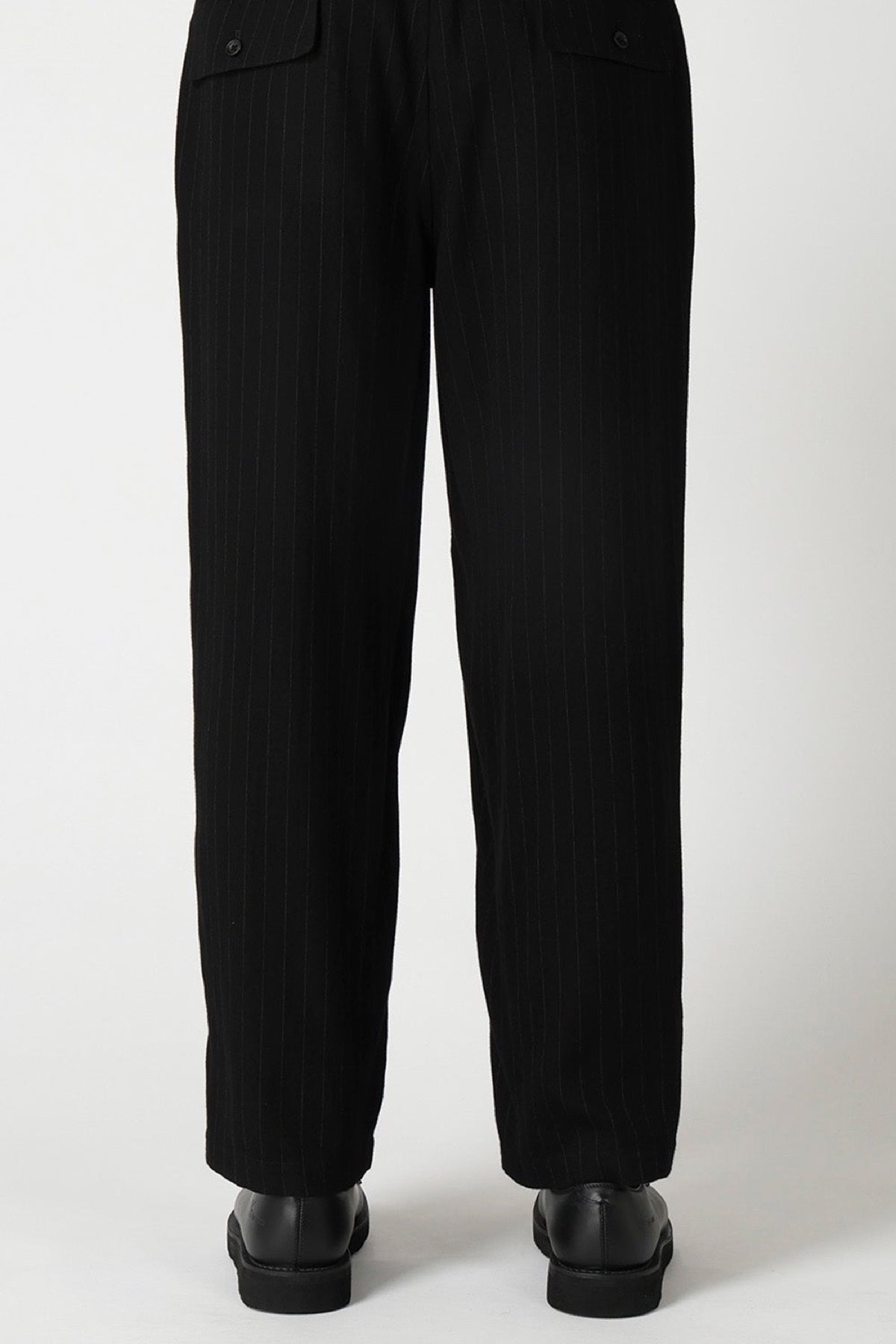 Y's | Striped Suspender Coin Pocket Pants
