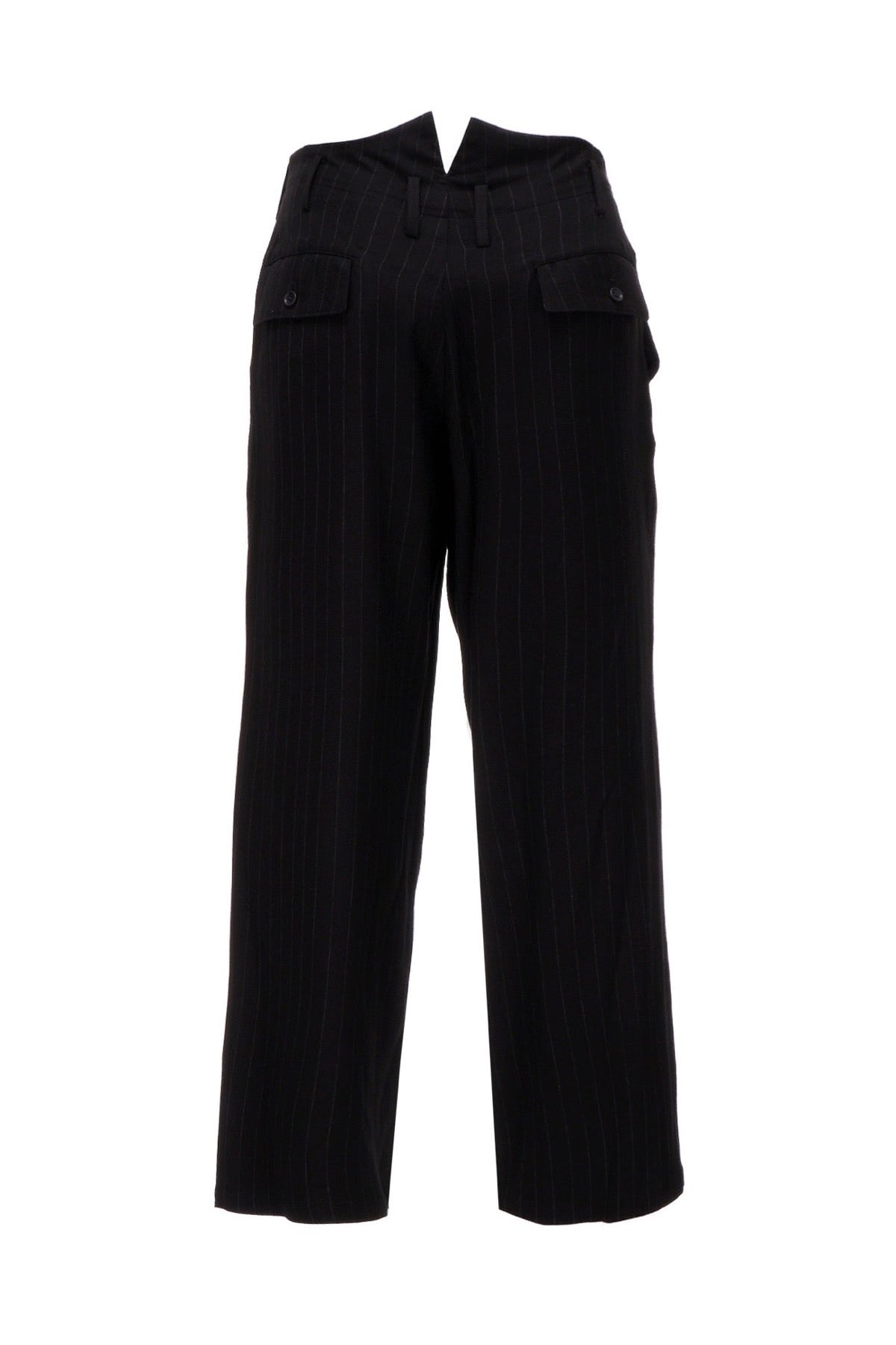 Y's | Striped Suspender Coin Pocket Pants