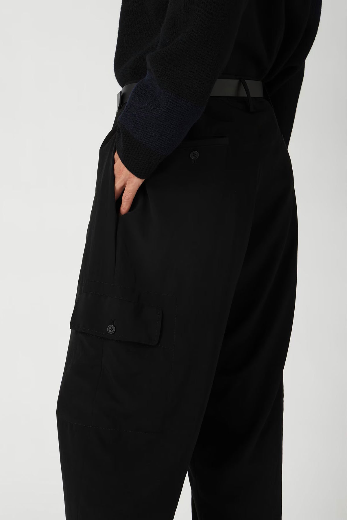 Y's | TA Tuxedo Side-Tuck Flap Pants