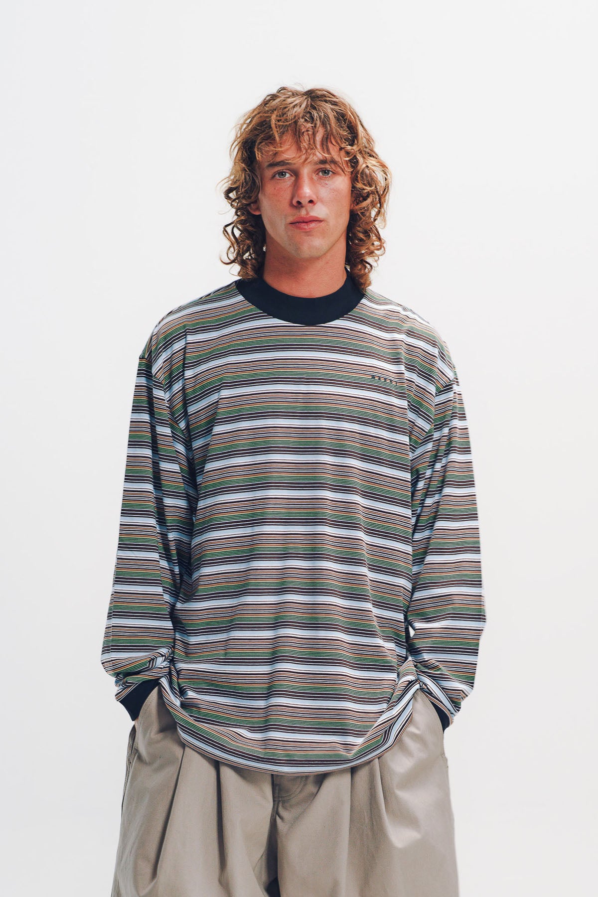 MARNI | Striped Cotton Long-Sleeved T-shirt