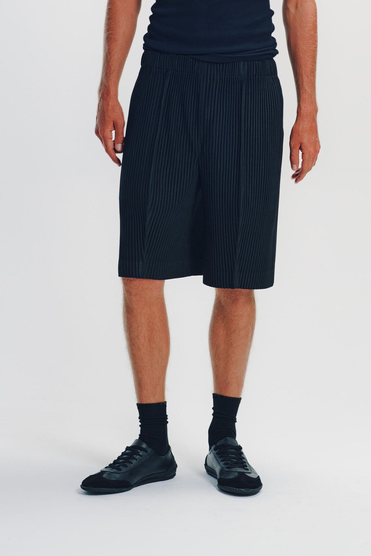 HOMME PLISSÉ ISSEY MIYAKE | Front Pleated Shorts
