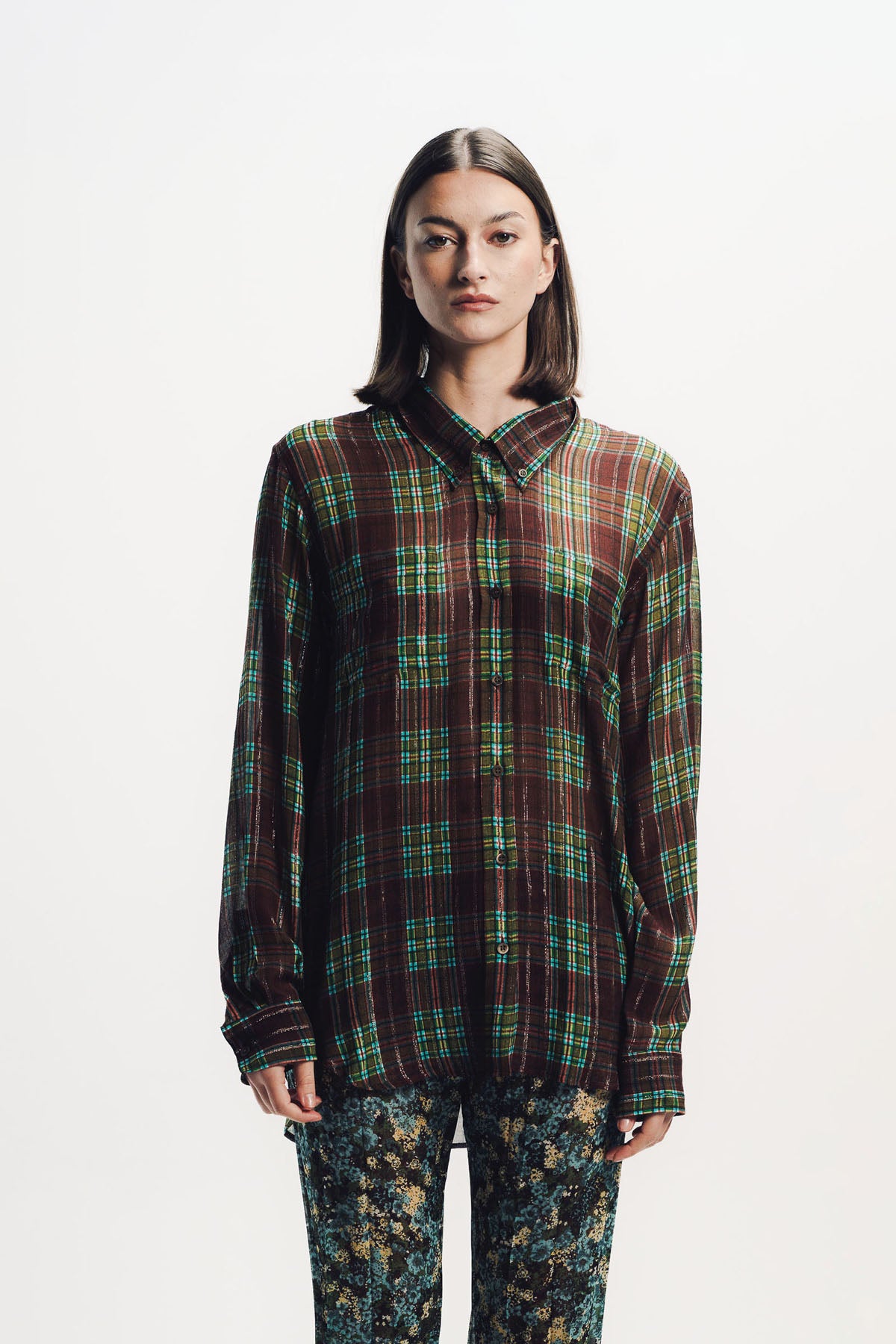 Dries Van Noten | Sheer Check Shirt