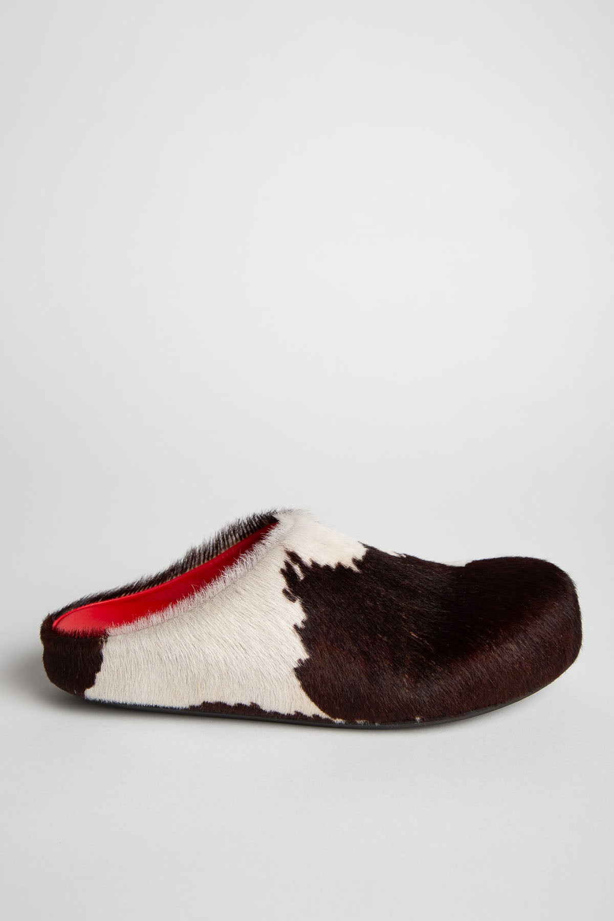 Marni | Cow-Print Ponyhair Fussett Sabot