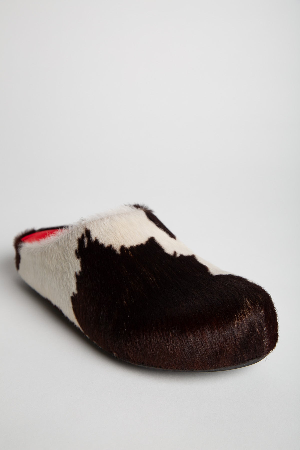 Marni | Cow-Print Ponyhair Fussett Sabot