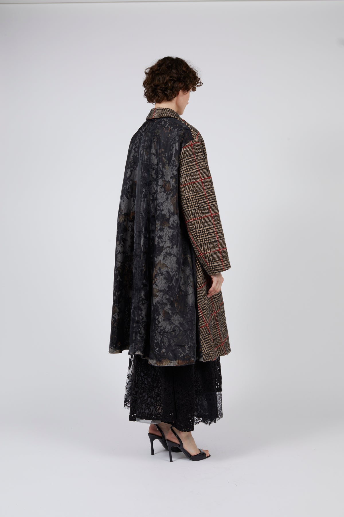 QUETSCHE | Checked Wool Coat