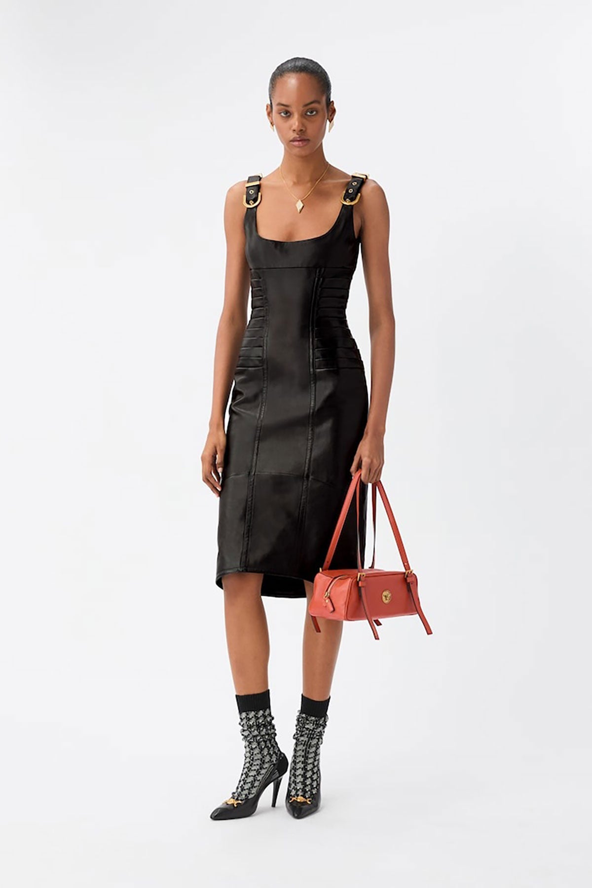 Versace | Nappa Leather Dress