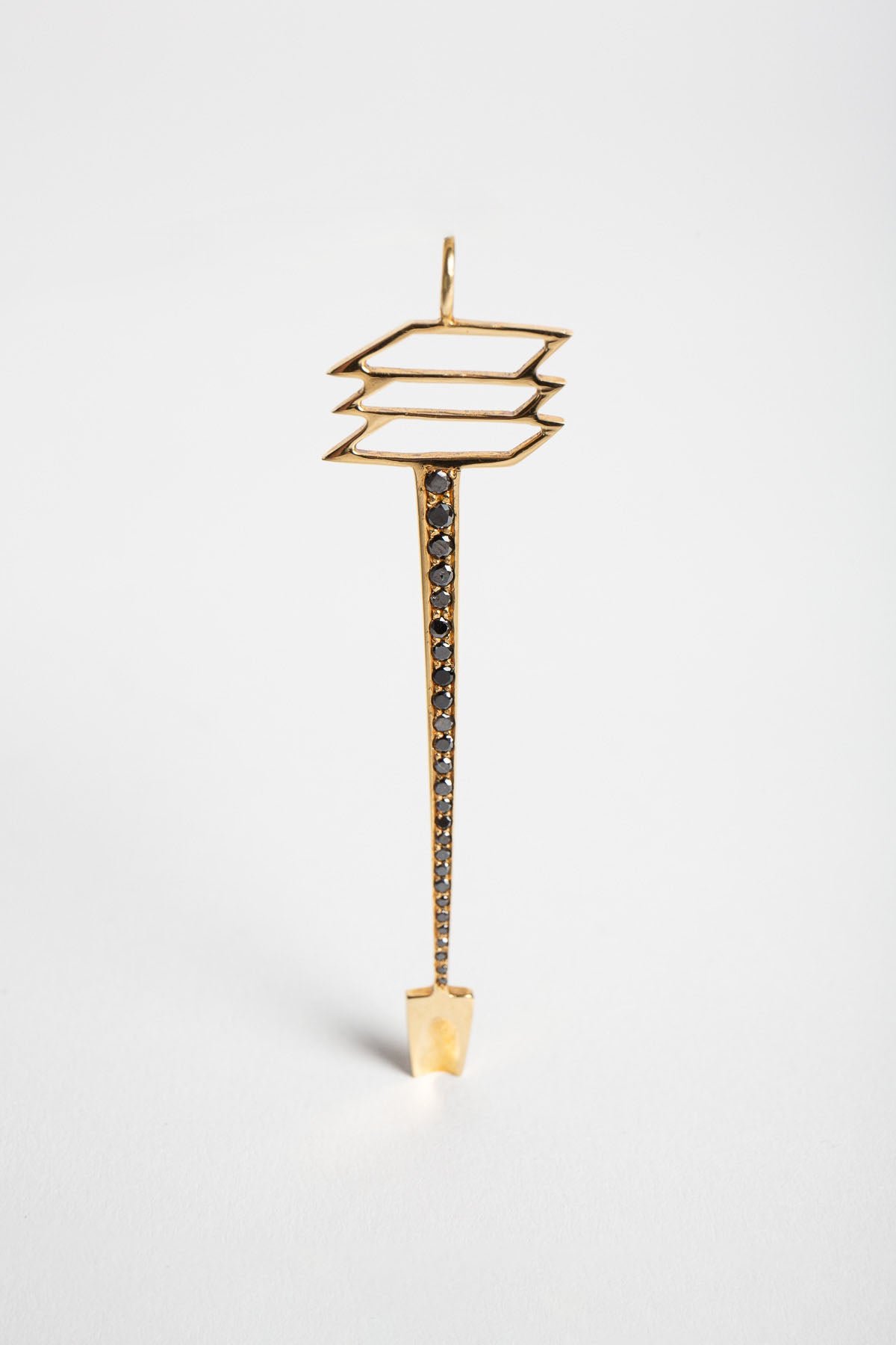 JOANNE FISKE | GOLD RECTANGLE COKE SPOON PENDANT