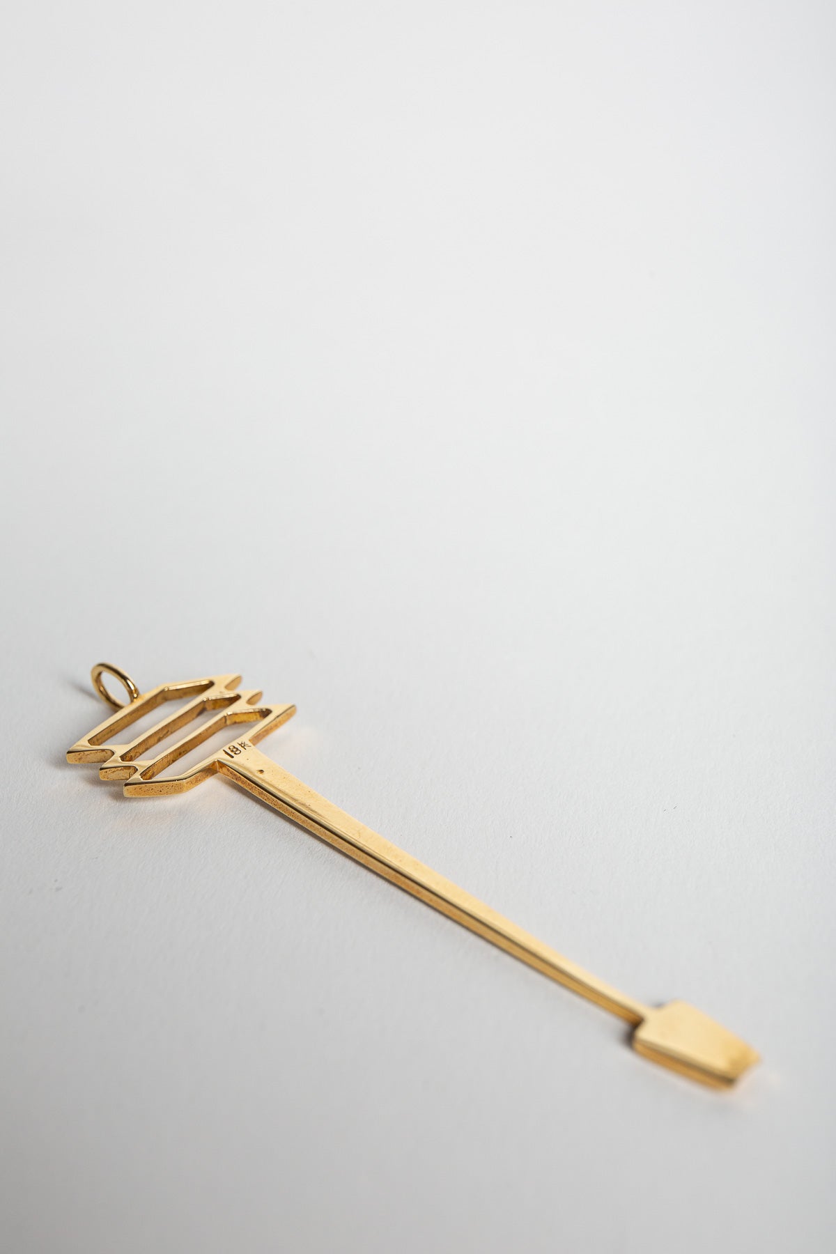 JOANNE FISKE | GOLD RECTANGLE COKE SPOON PENDANT