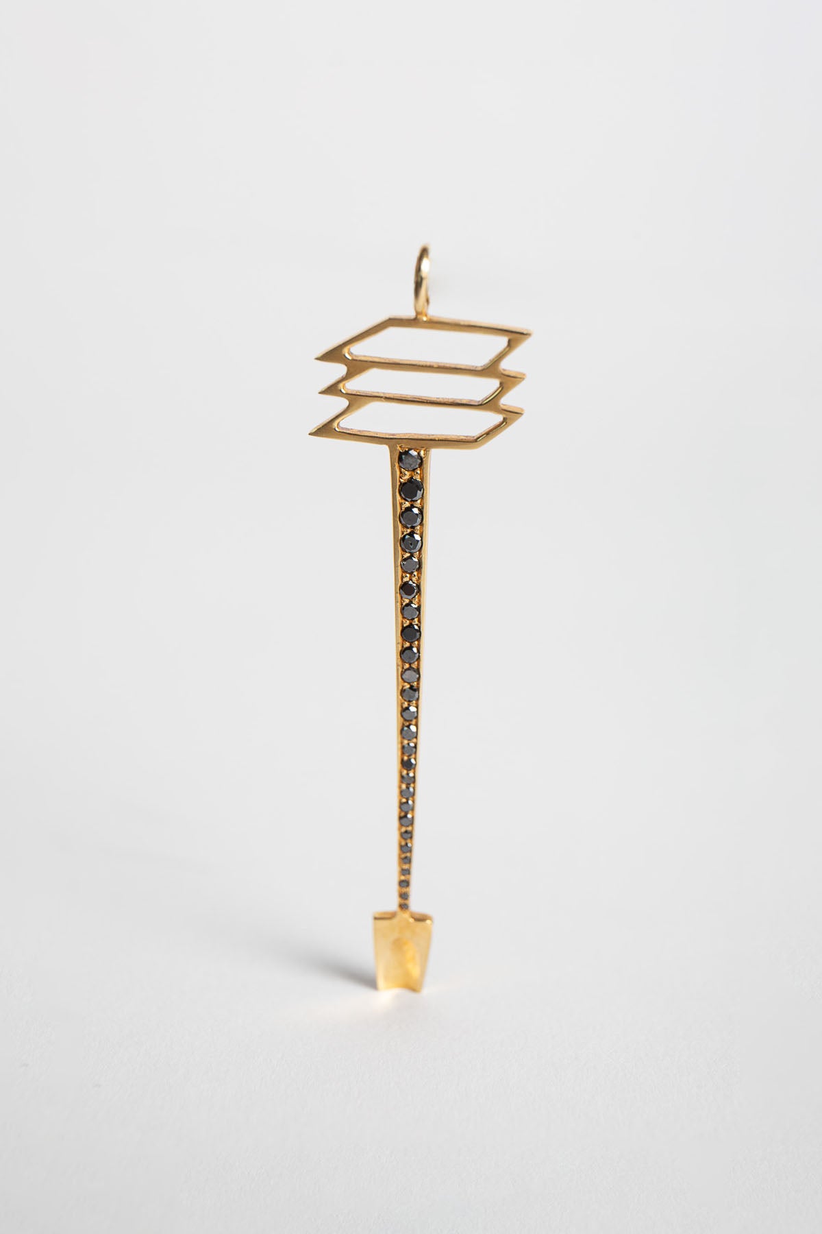 JOANNE FISKE | GOLD RECTANGLE COKE SPOON PENDANT