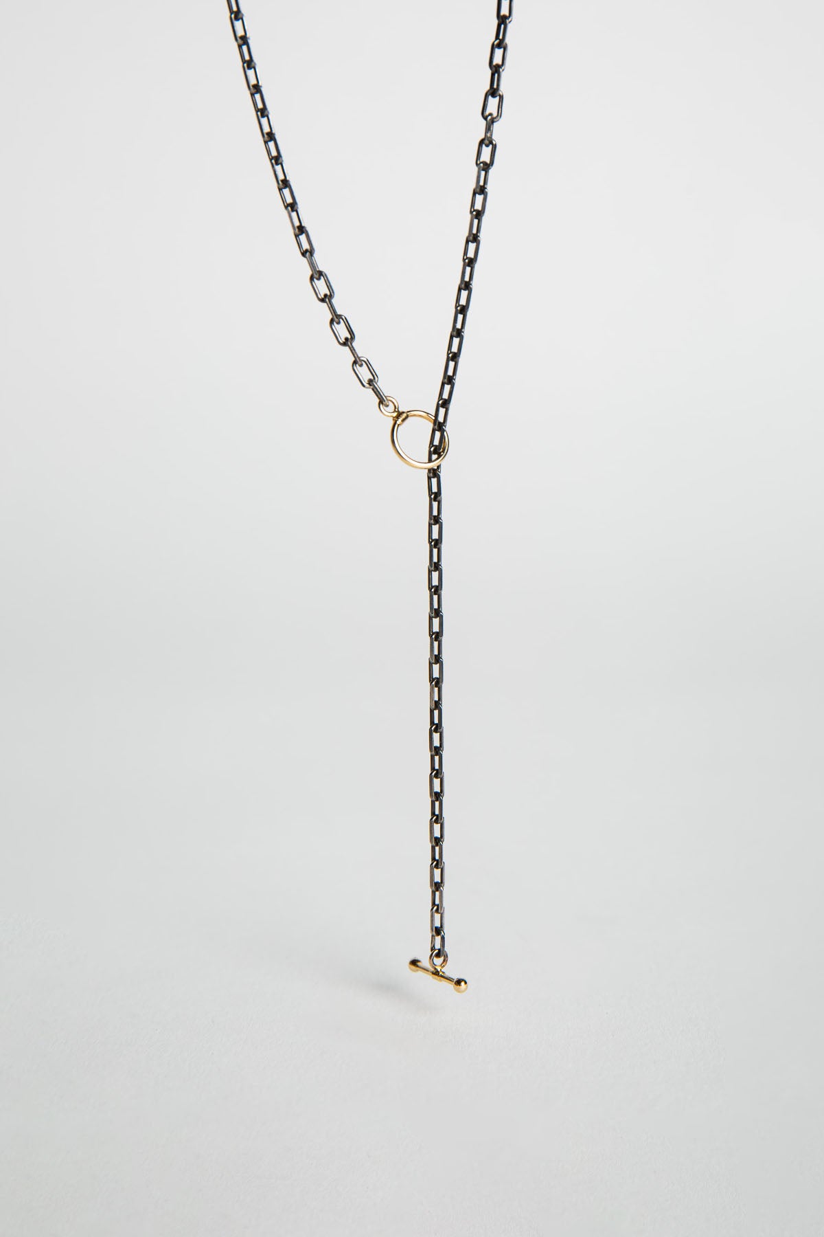 JOANNE FISKE | LARIAT BLACK DIAMOND NECKLACE