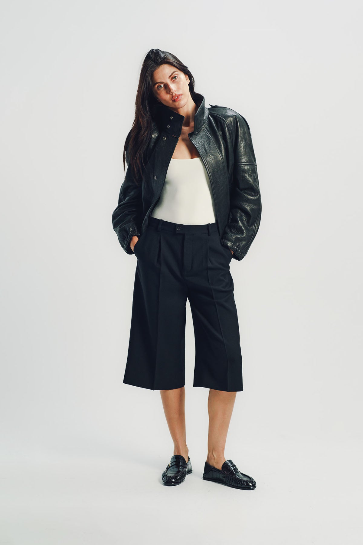 Saint Laurent | Gabardine Culottes