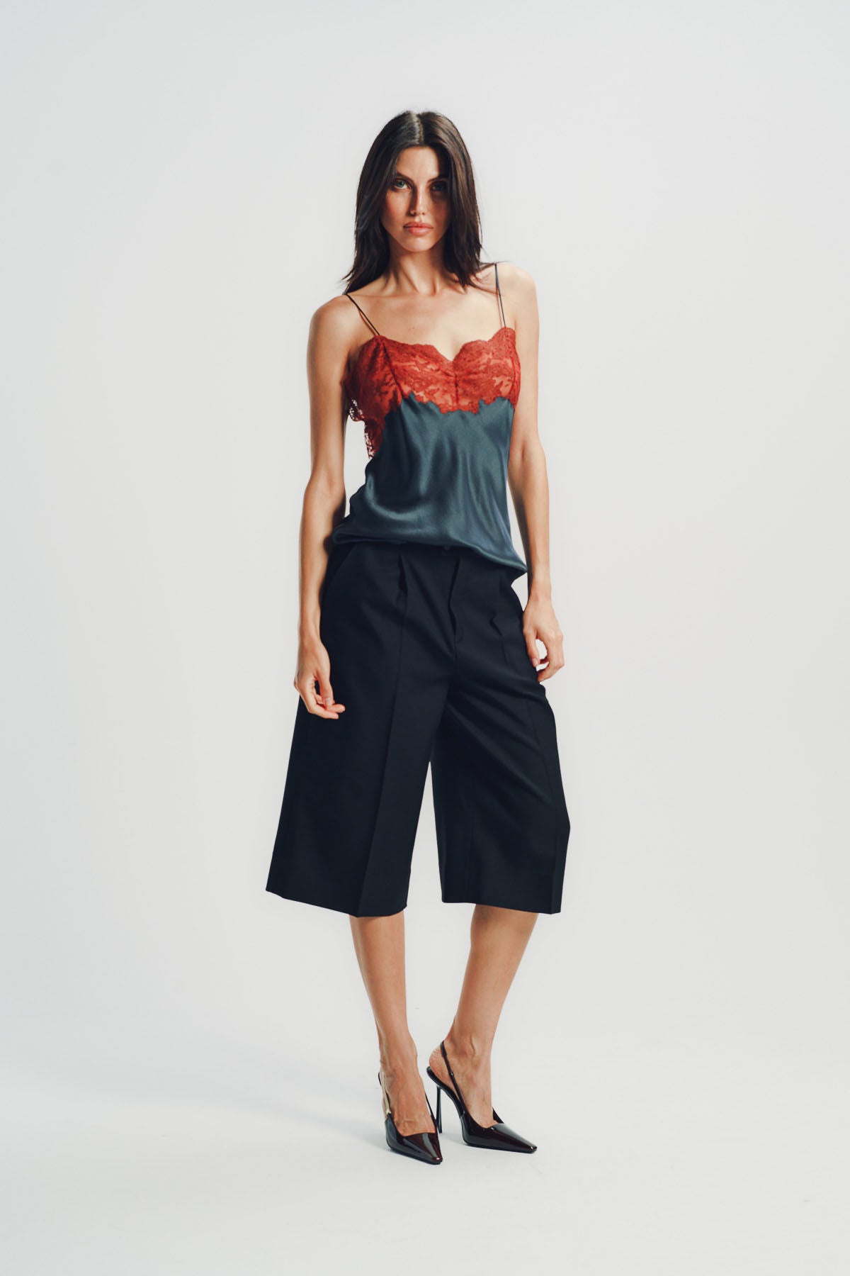 Saint Laurent | Laced Camisole Top