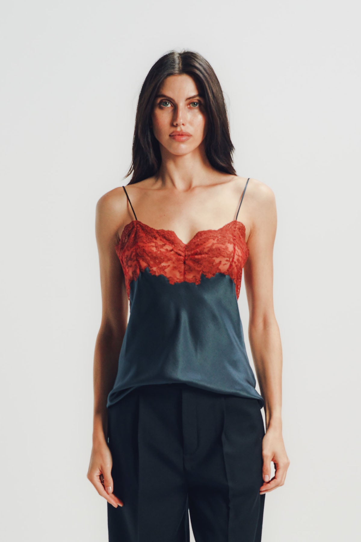 Saint Laurent | Laced Camisole Top