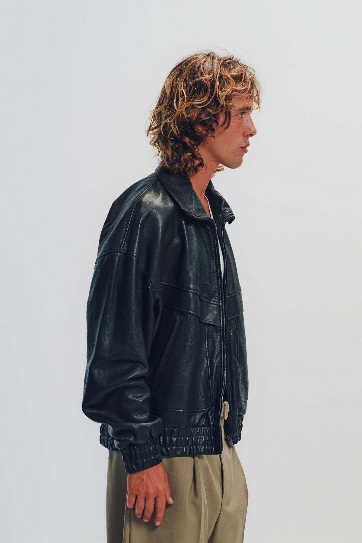 SAINT LAURENT | Soft-Collar Blouson