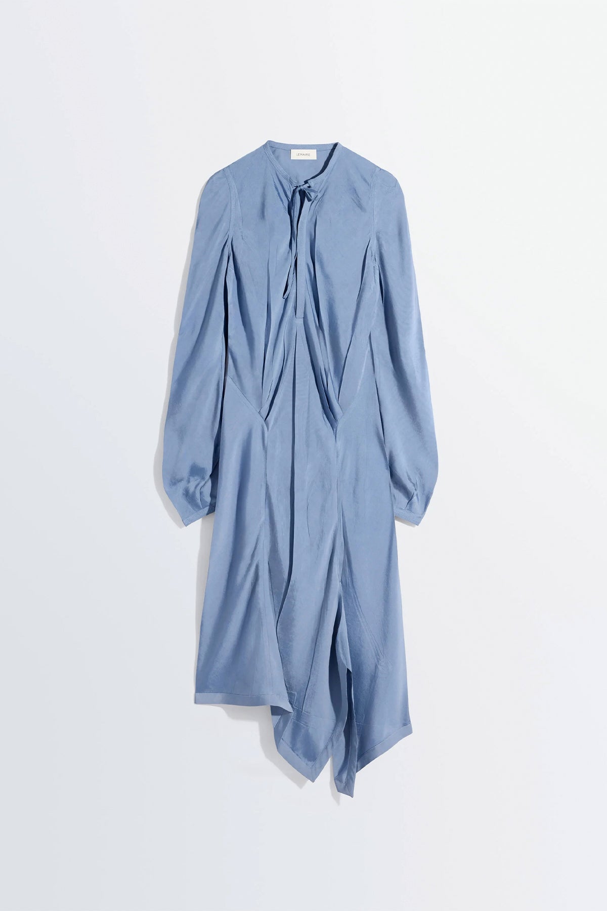 LEMAIRE | CREASED BIAS DRESS IN POLY VISCOSE TWILL