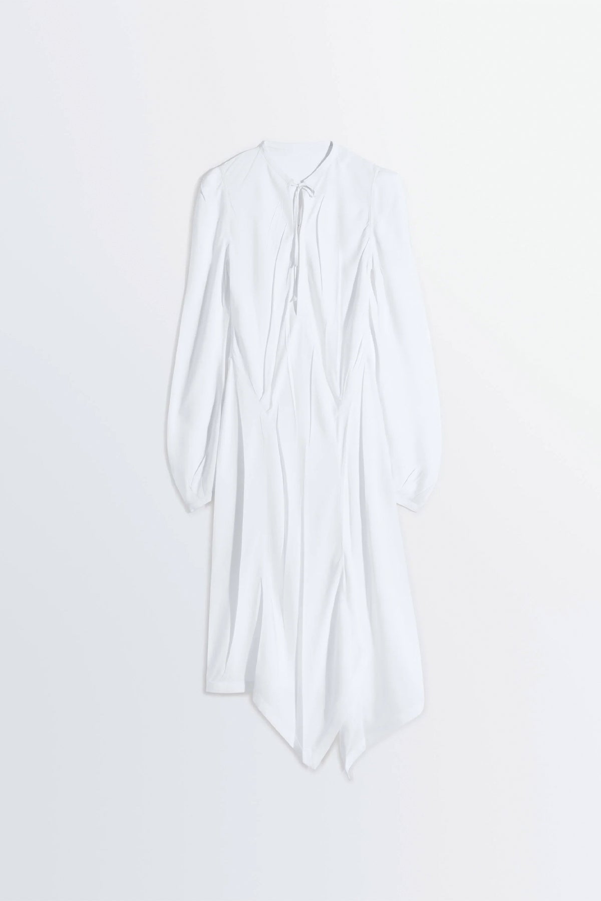 LEMAIRE | CREASED BIAS DRESS IN POLY VISCOSE TWILL