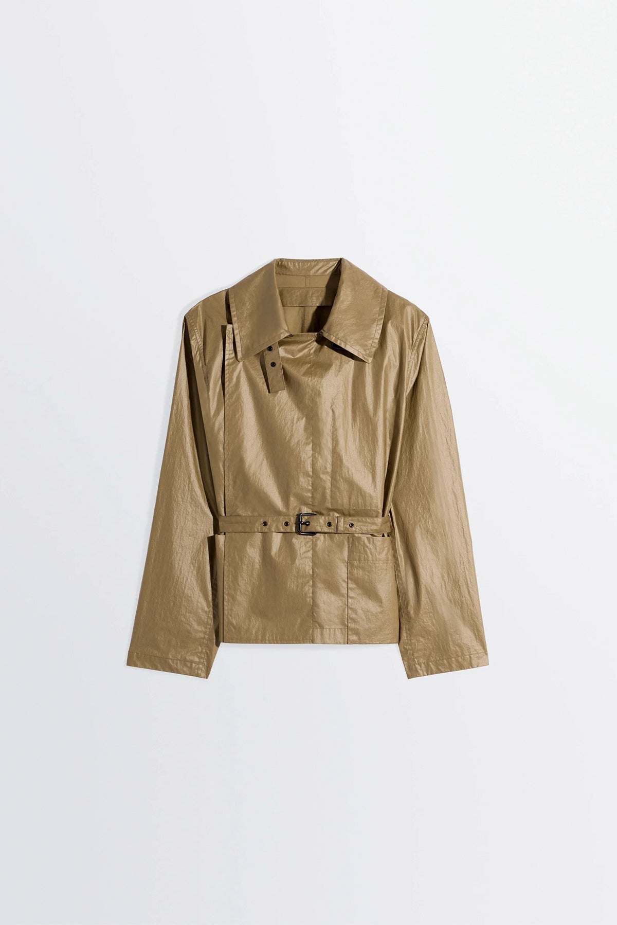 LEMAIRE | LIGHT WRAP JACKET IN LIGHT COATED COTTON