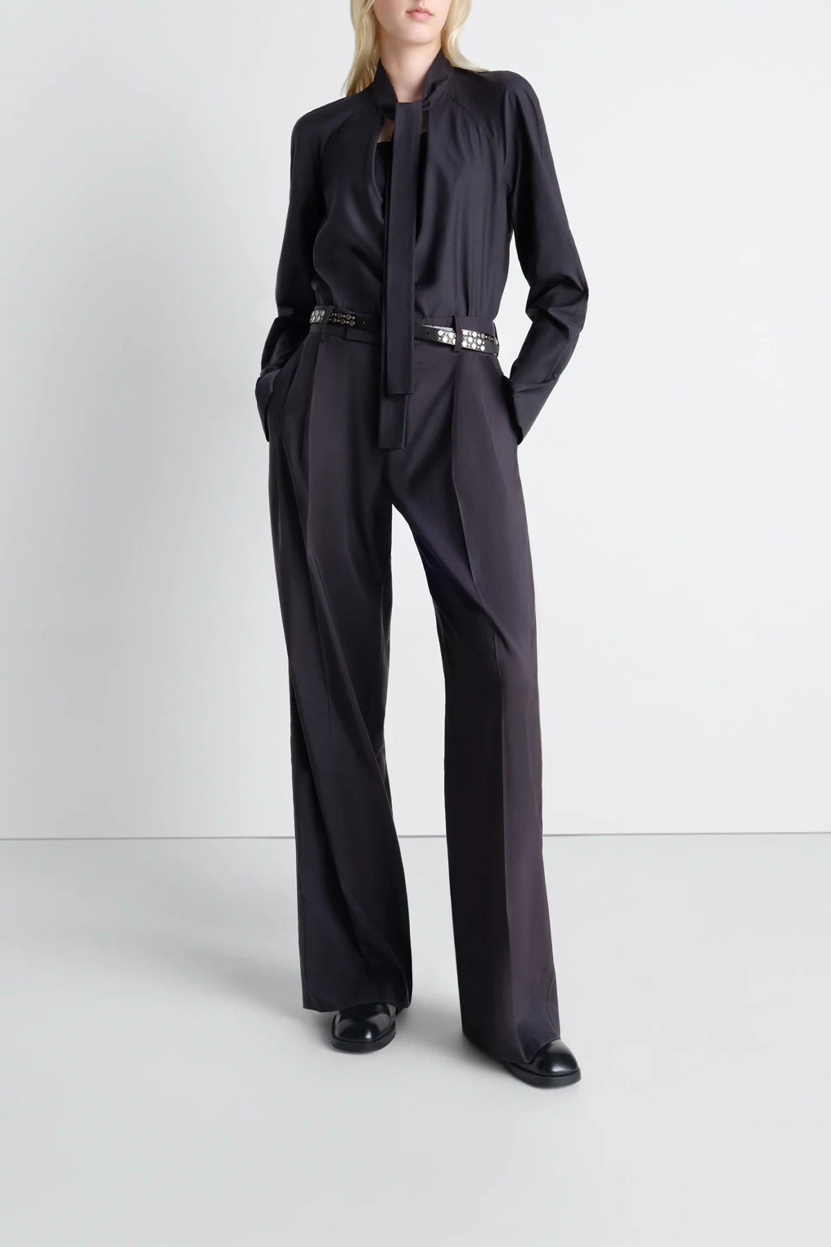 LEMAIRE | ASCOT BLOUSE IN WASHED COTTON SILK