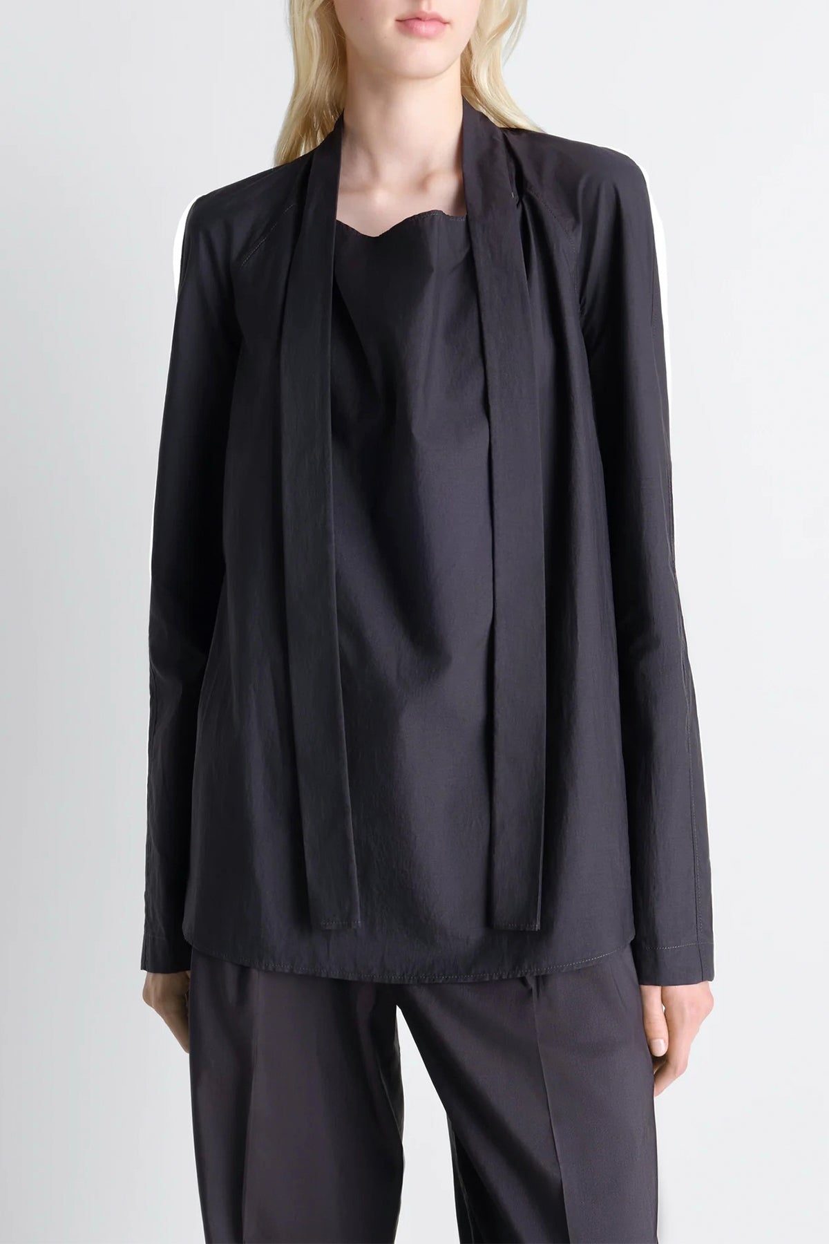 LEMAIRE | ASCOT BLOUSE IN WASHED COTTON SILK