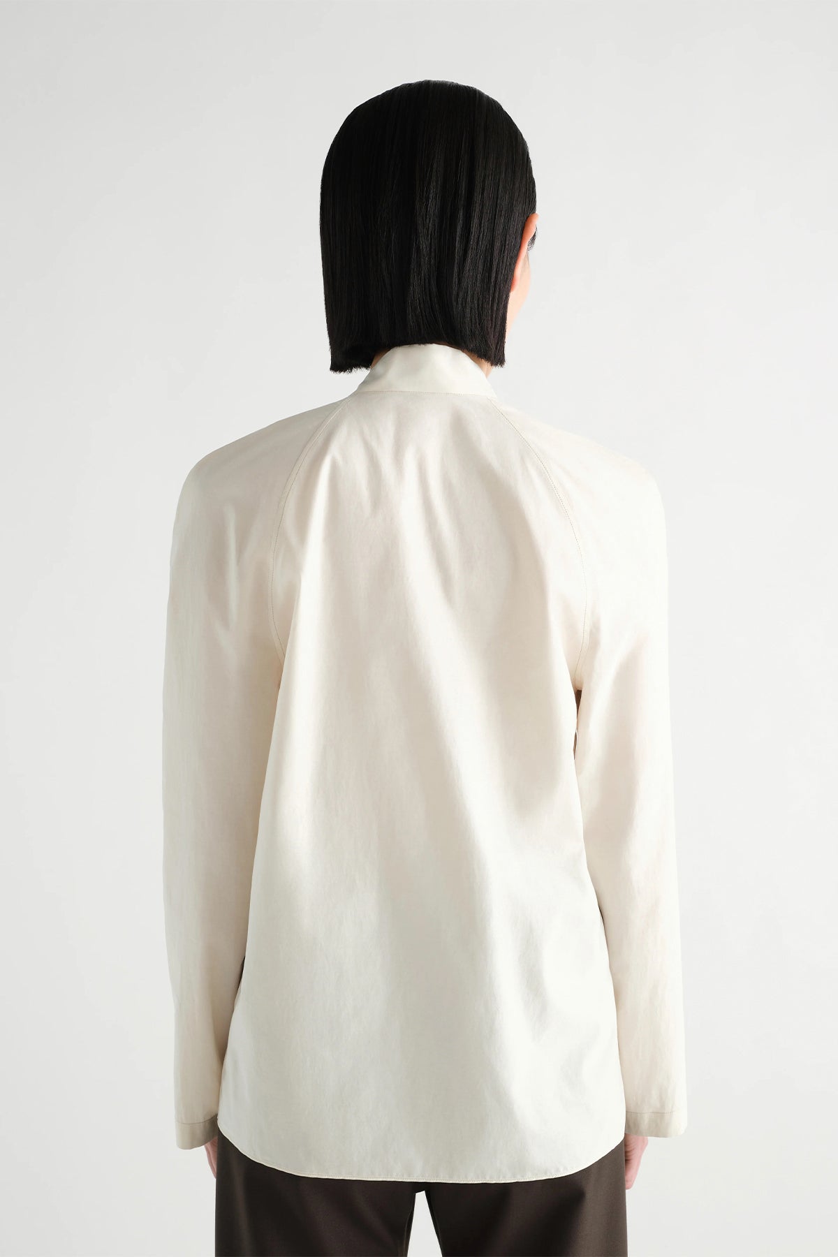 LEMAIRE | ASCOT BLOUSE IN WASHED COTTON SILK