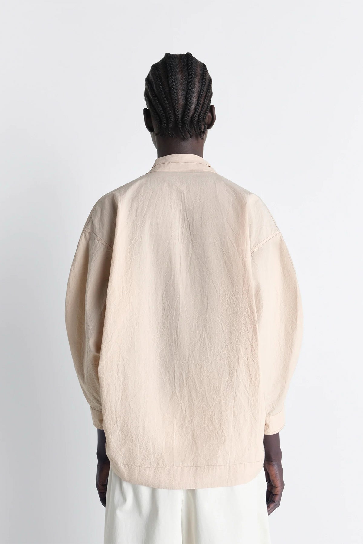 LEMAIRE | BLOUSE WITH SCARF IN CREPE COTTON