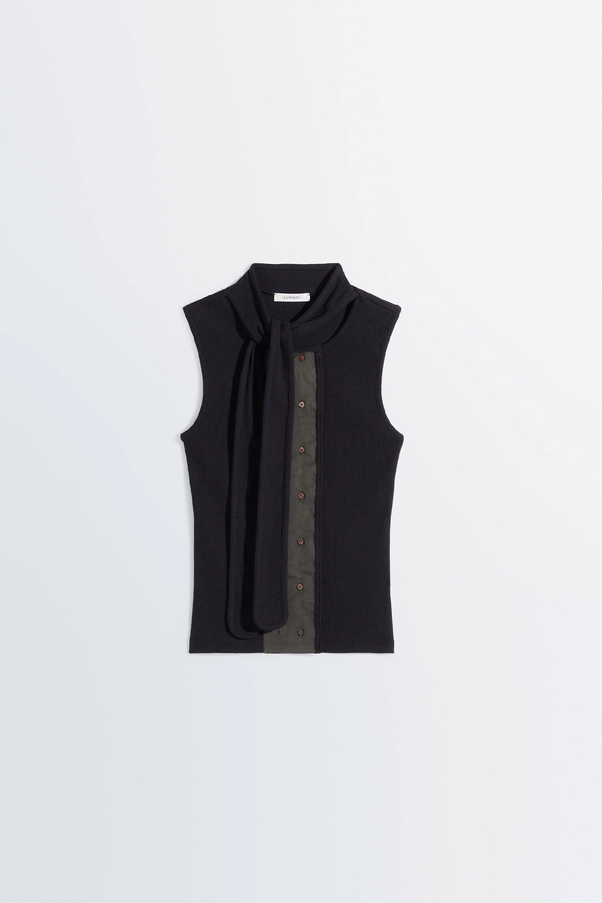 LEMAIRE | ASYMMETRICAL FITTED TOP IN JERSEY