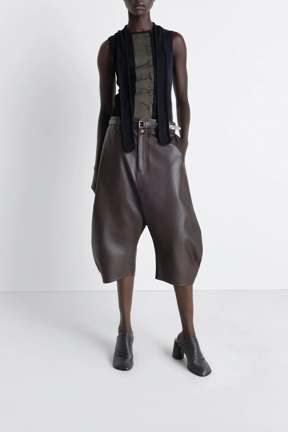 LEMAIRE | ASYMMETRICAL FITTED TOP IN JERSEY