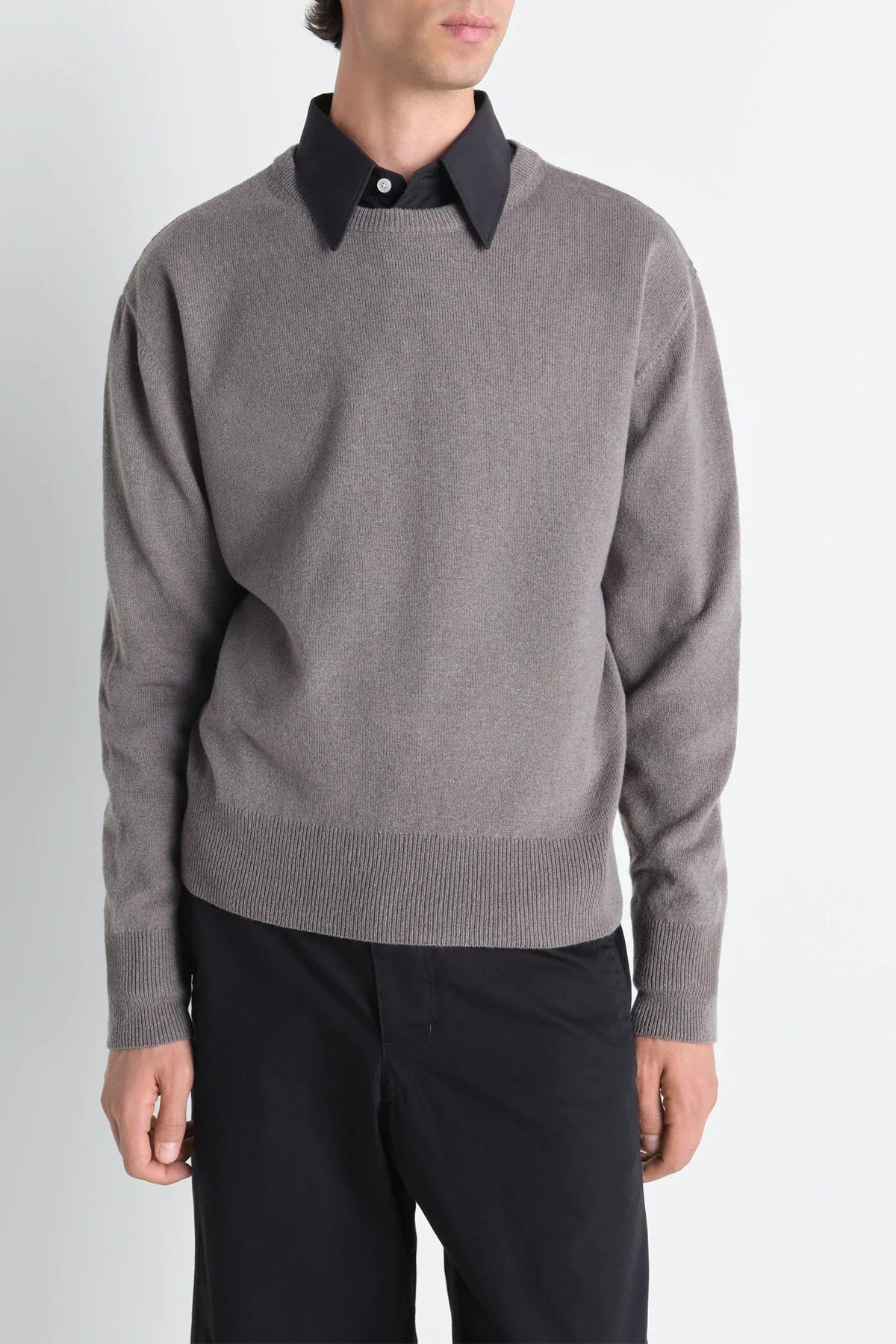 LEMAIRE | CREW NECK SWEATER IN CASHMERE WOOL