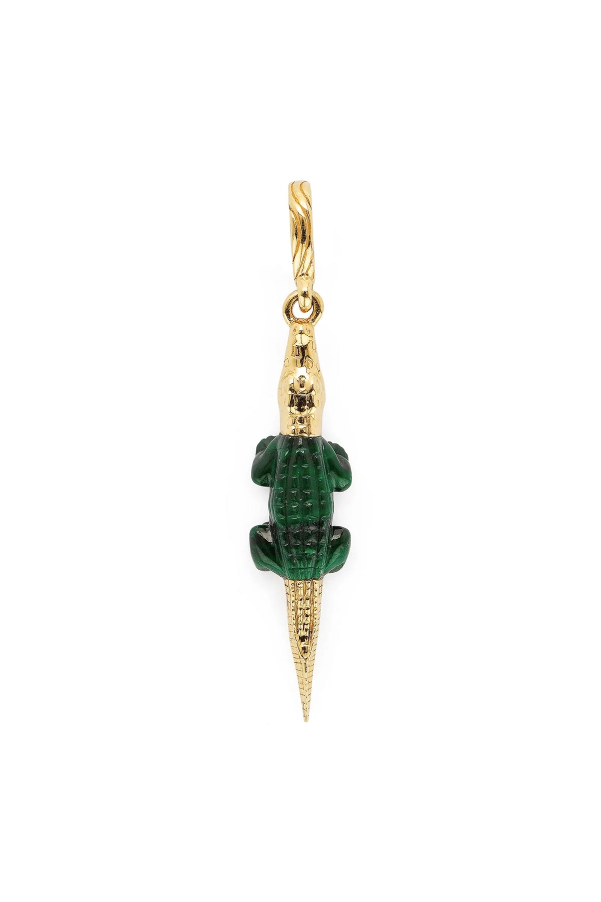 Bibi Van Der Velden | Alligator Malachite Charm
