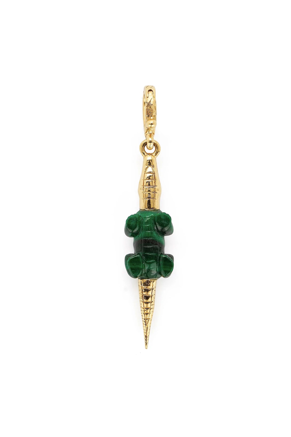 Bibi Van Der Velden | Alligator Malachite Charm