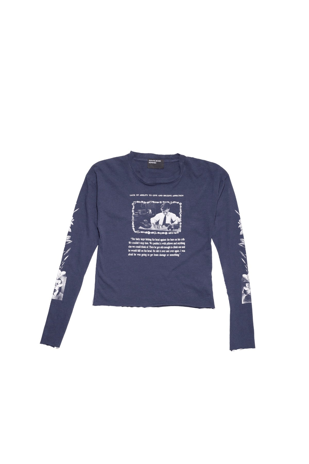 ENFANTS RICHES DÉPRIMÉS | HEAD AGAINST THE BARS LS T-SHIRT