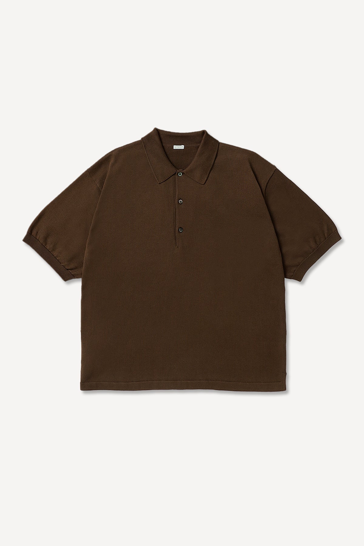 A.PRESSE | WASHED SILK NEP HENRY NECK SWEATER