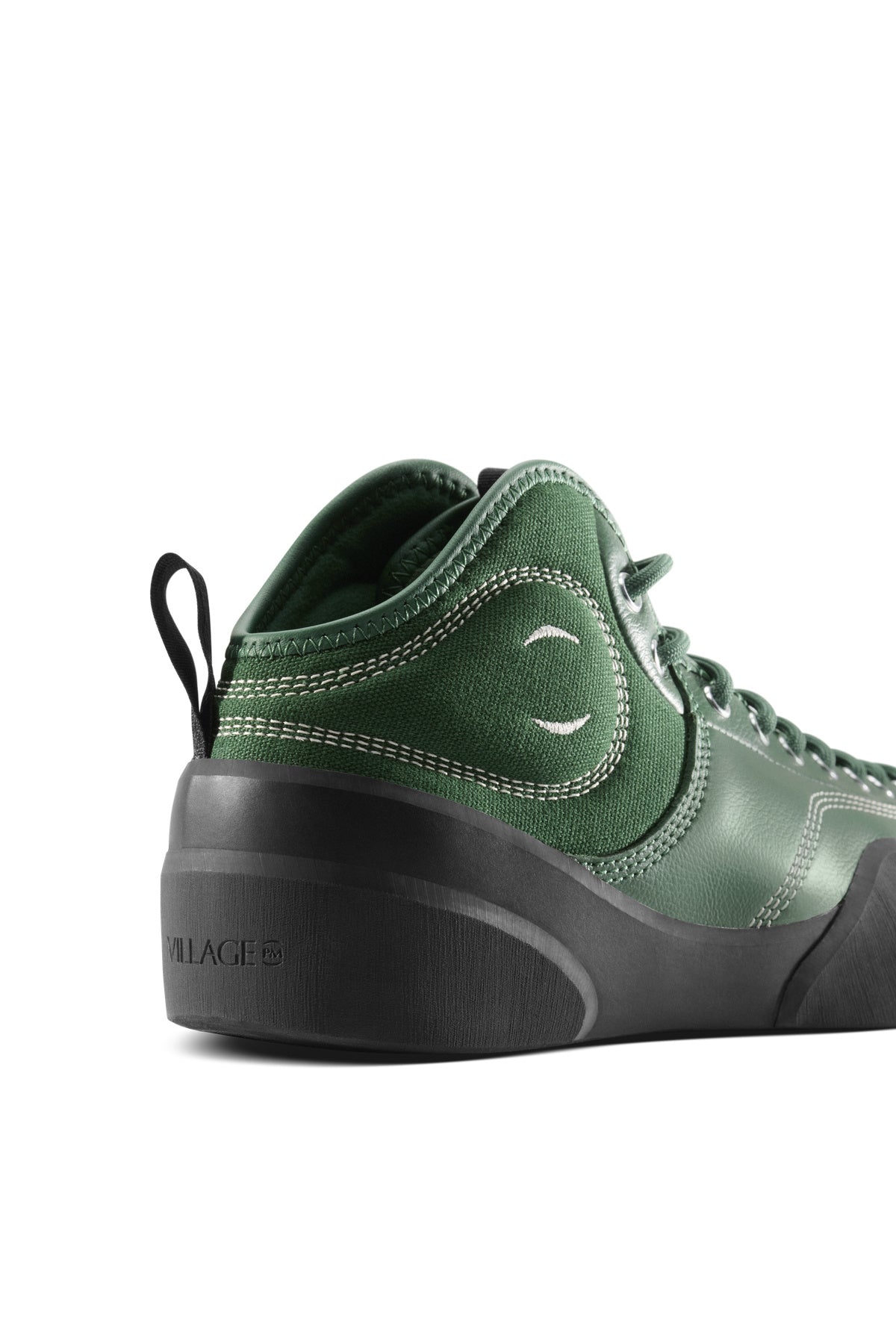 Village PM | 1PM Mid Sneakers in Green & Black