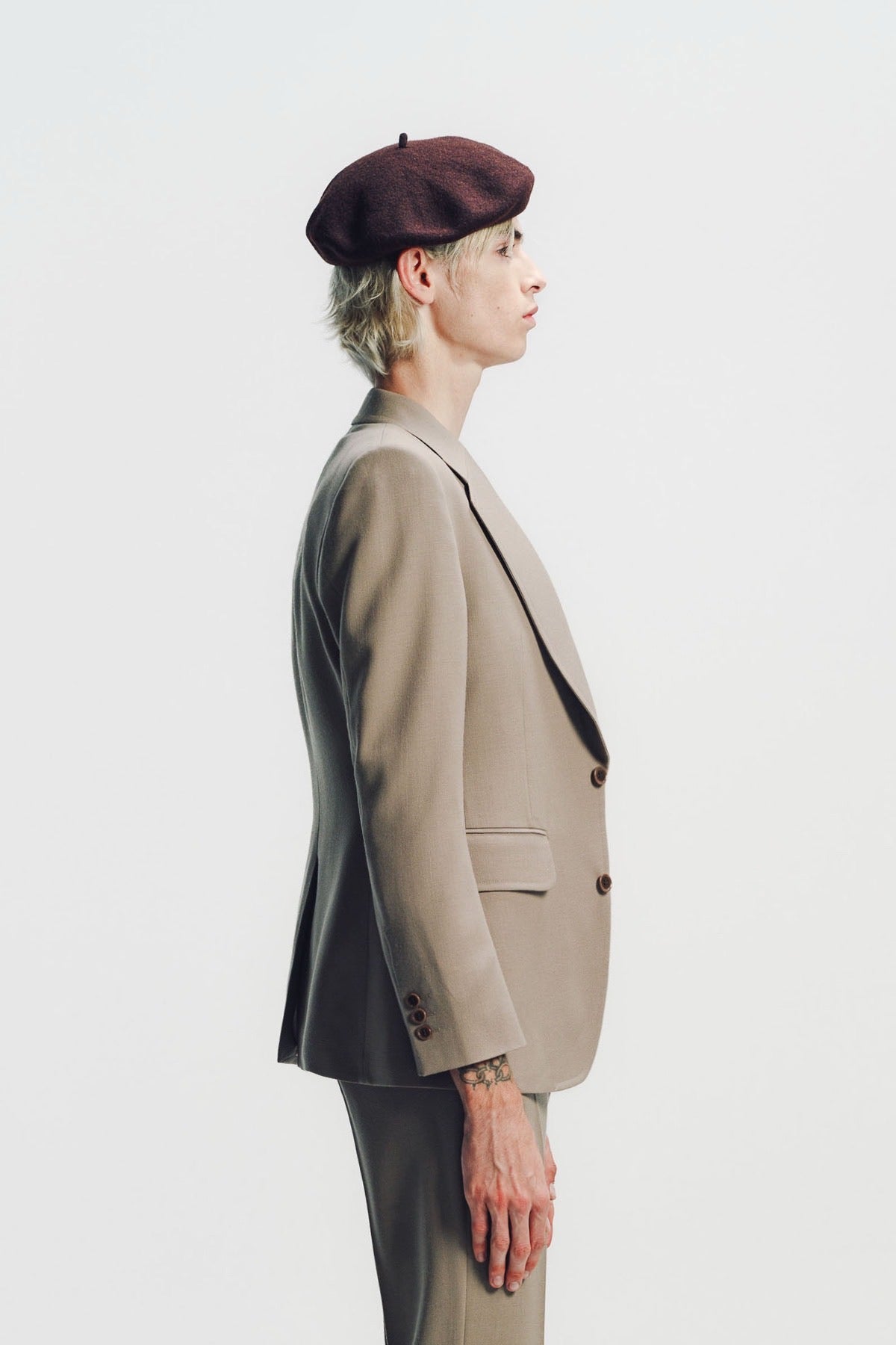 Kyosuke Kunimoto | Mocha Notch Lapel Jacket