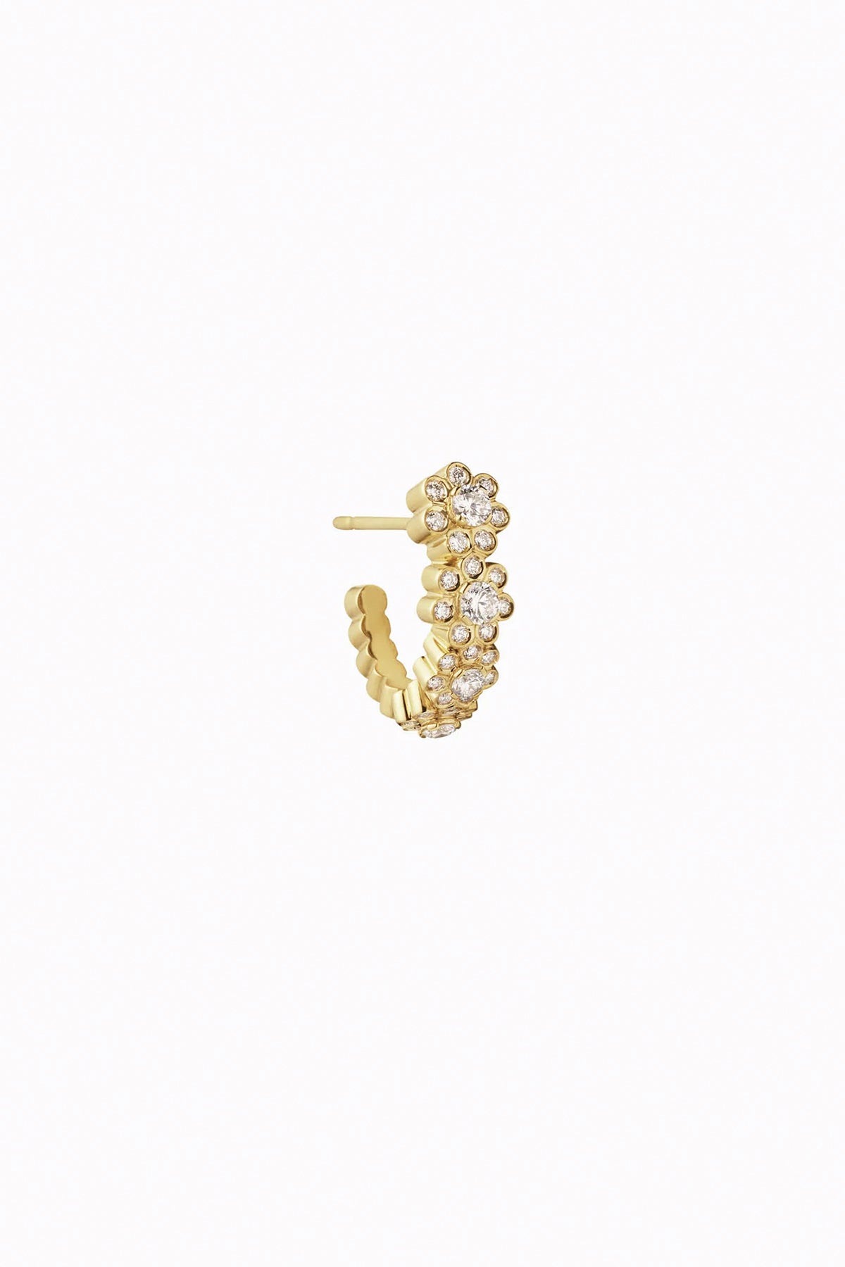 Sophie Bille Brahe | Petite Boucle de Fleurs Diamond Earring (Single)