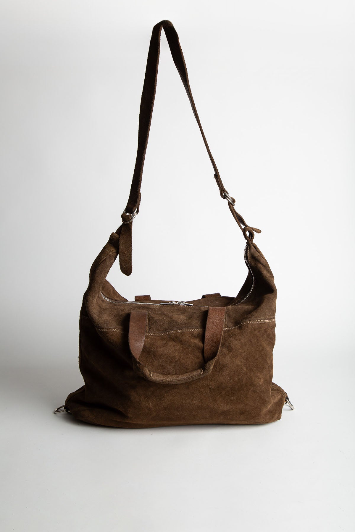 GUIDI | Suede Weekender